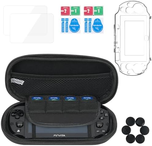 Amazon.com: 4 in 1 Kit for PS Vita 2000 Slim, PS Vita Case - 1